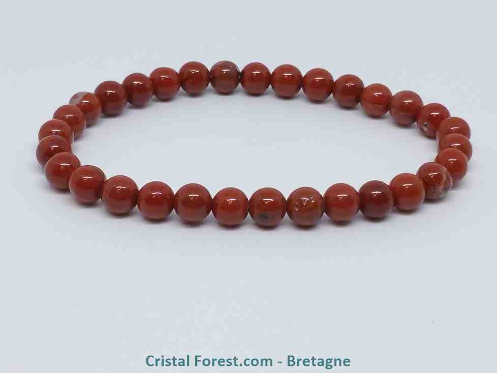 Bracelet jaspe rouge femme Clearance