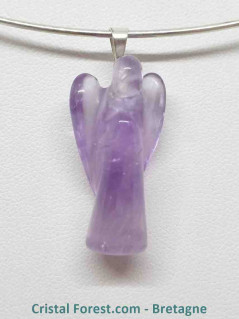 Améthyste - Pendentif Ange