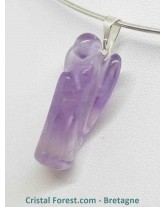 Améthyste - Pendentif Ange  
