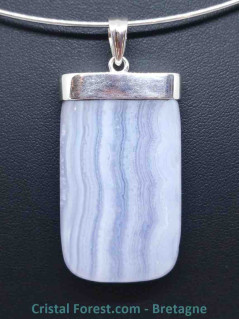 Calcédoine bleue extra