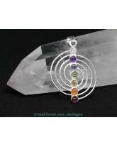 Pendentif  Symbole Reiki - 7 chakras 