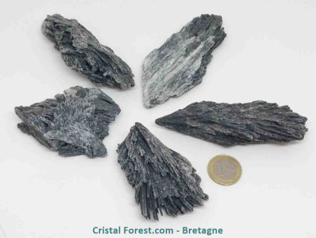 Cyanite (Kyanite / Disthène) Noire - Pierre brute -  Petit Modèle