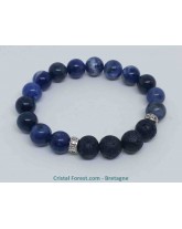 Sodalite et Pierre de lave 