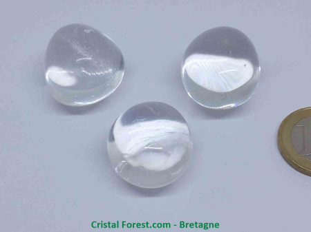Cristal de roche de l'Himalaya AAA+ - Pierre roulée Extra