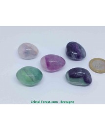 Fluorite (Fluorine) - Pierre roulée