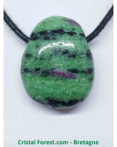 Pendentif Rubis Zoïsite 2,5cm