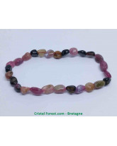 Tourmaline Multi-couleurs - Bracelet Grains