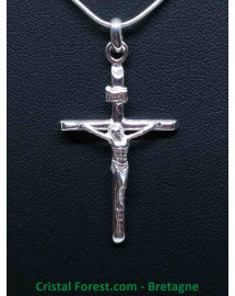 Pendentif Argent - Croix du Christ - Crucifix 