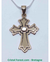 Croix Latine - Bronze et Nacre