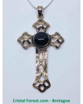 Croix Latine - Bronze et Onyx