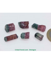 Tourmaline rose et verte