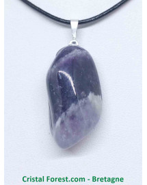 Améthyste Chevron - Pendentif Pierre roulée