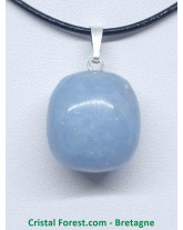 Angélite - Pendentif Pierre roulée