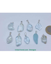 Pendentif Topaze bleue 2cm