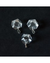 Pendentif Dodécaèdre - Cristal de roche 2 à 2,5 cm