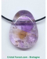 Amétrine - Pendentif pierre percée 
