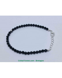 Bracelet Spinelle noire 
