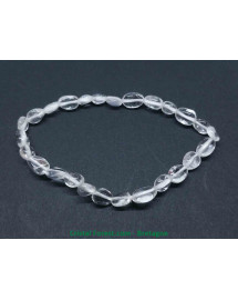 Cristal de roche - Bracelet grains