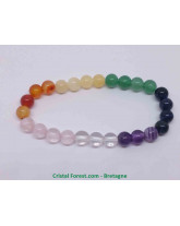 7 chakras - Bracelet Boules - Taille Enfant