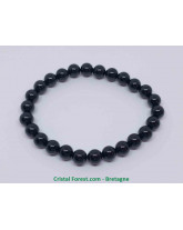 Spinelle noire - Bracelet Boules - Grande Taille