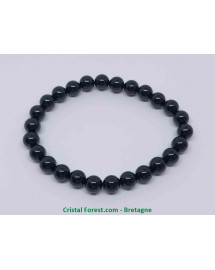 Spinelle noire - Bracelet Boules - Grande Taille