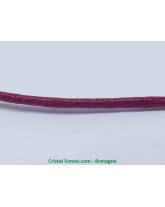 Cordon coton coloré ciré à nouer - Diamètre 2mm