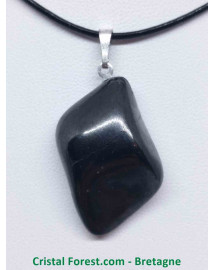 Shungite - Pendentif Pierre Roulée