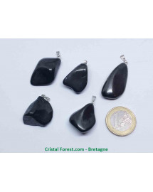 Shungite - Pendentif Pierre Roulée