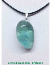 Fluorite - Pendentif Pierre roulée