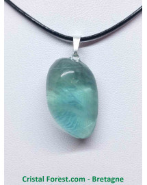 Fluorite - Pendentif Pierre roulée