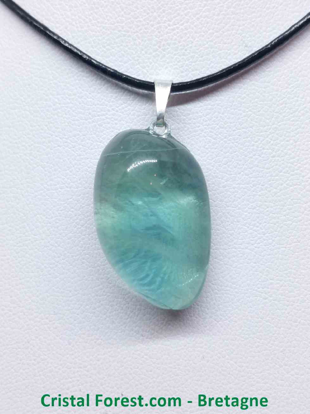 Fluorite - Pendentif Pierre roulée