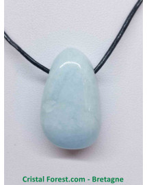 Aigue marine - Pendentif Pierre Percée 