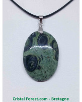 Jaspe Kambaba -  Pendentif Bélière