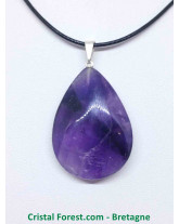 Améthyste -  Pendentif Goutte