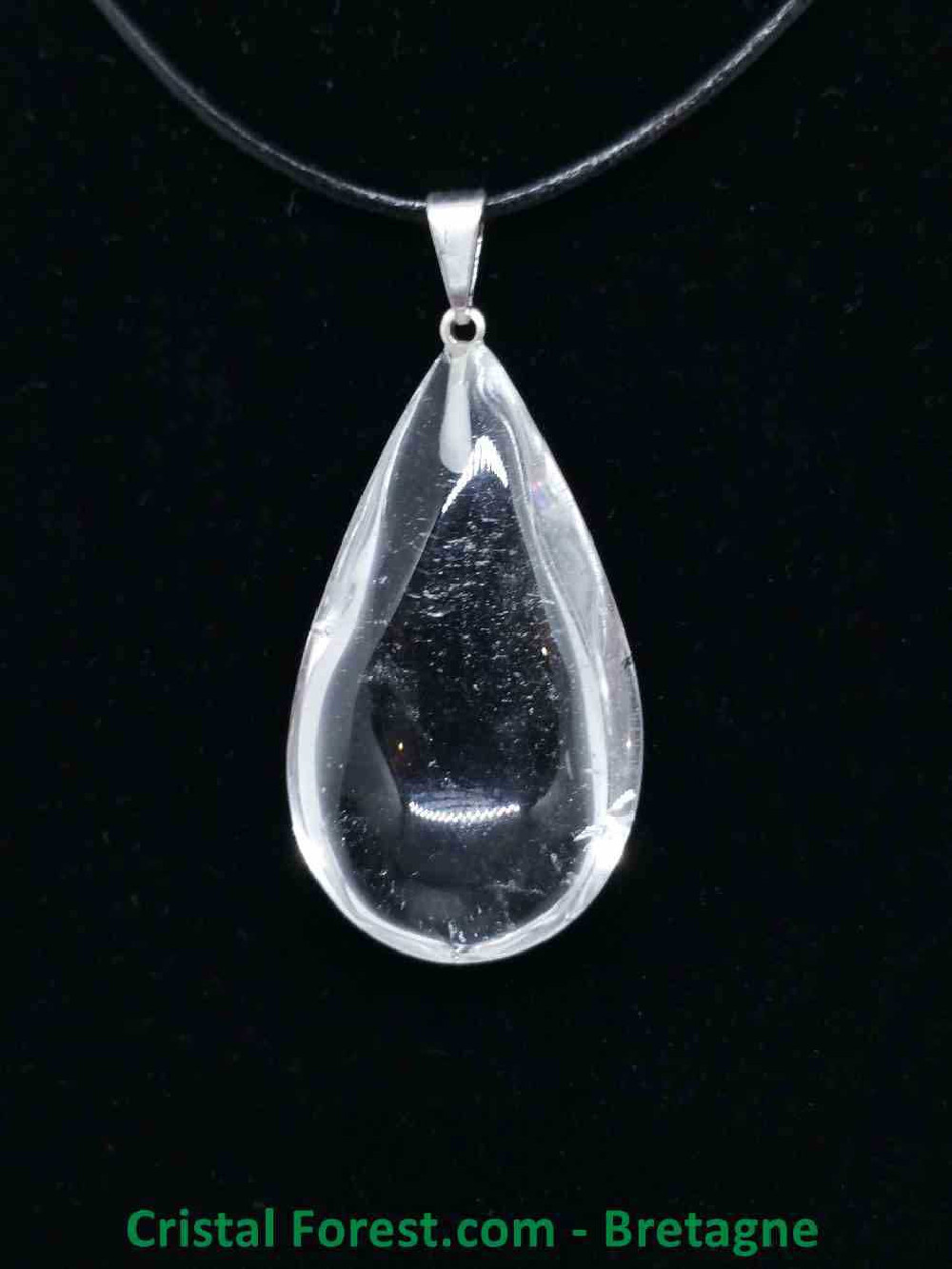 Cristal de roche - Pendentif Bélière