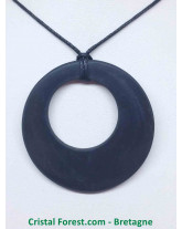 Shungite - Pendentif Lune