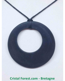 Shungite - Pendentif Lune