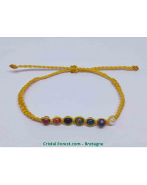 7 Chakras - Bracelet Tissu