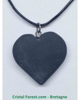 Shungite - Pendentif Coeur