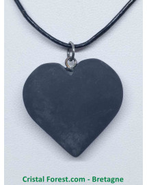 Shungite - Pendentif Coeur