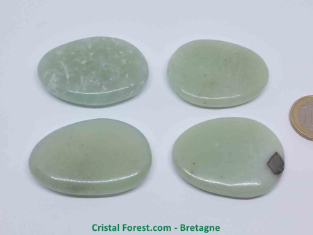 Jade de Chine / Serpentine  - Galet et pierre plate