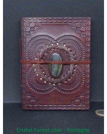 Journal et Carnet Cuir avec cabochon