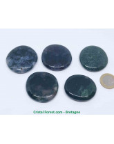 Agate Mousse - Pierres Plates