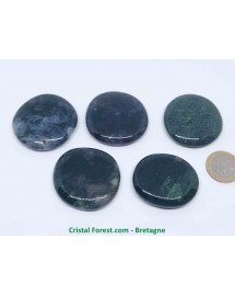 Agate Mousse - Pierres Plates