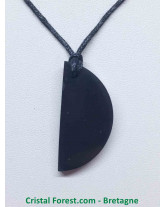 Shungite - Pendentif 1/2 lune