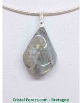 Labradorite - Pendentif Pierre Roulée