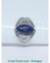 Lapis lazuli - Bague Argent - Qualité joaillerie