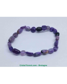 Charoïte - Bracelet Grains