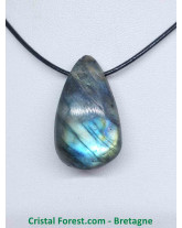 Labradorite - Pendentifs pierres percées