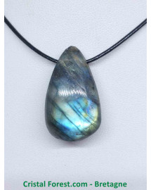 Labradorite - Pendentifs pierres percées